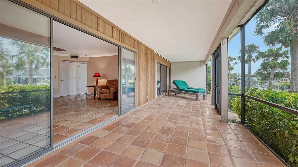 Extended Lanai with Water view