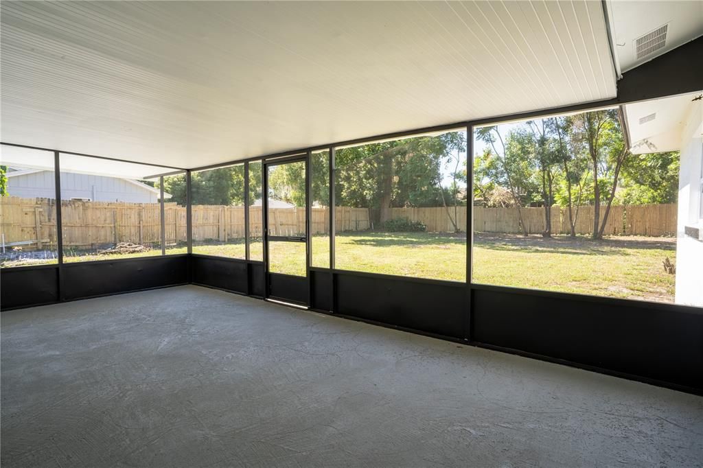 Screened porch