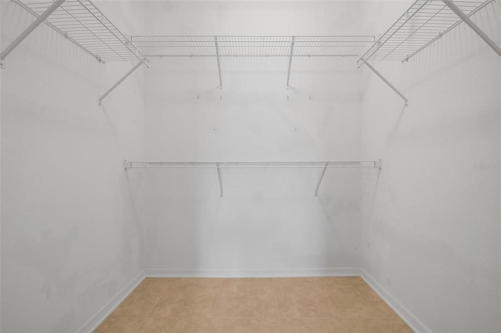 Primary Suite Walk In closet