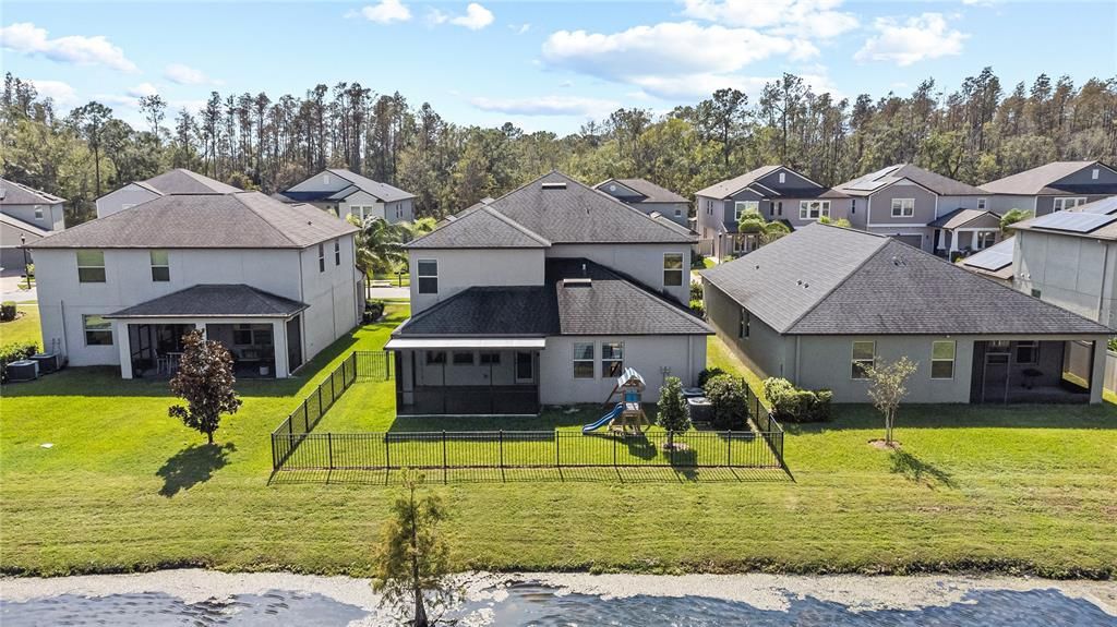 Rear Aerial View of Home