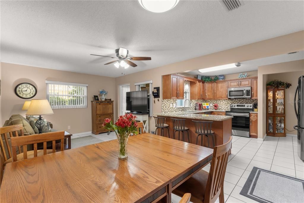 Family Room & Open Concept Kitchen