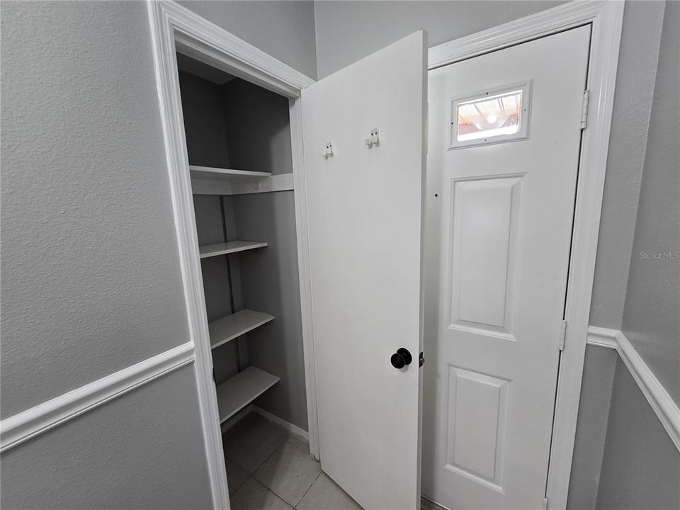 Interior entry foyer