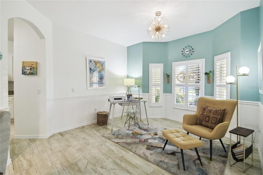 Dining Room with Bay Window