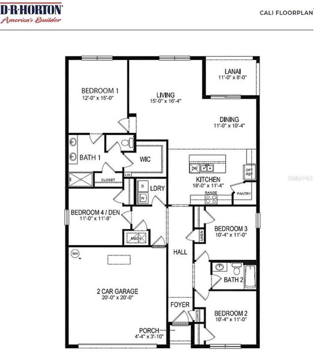 Floorplan from builder