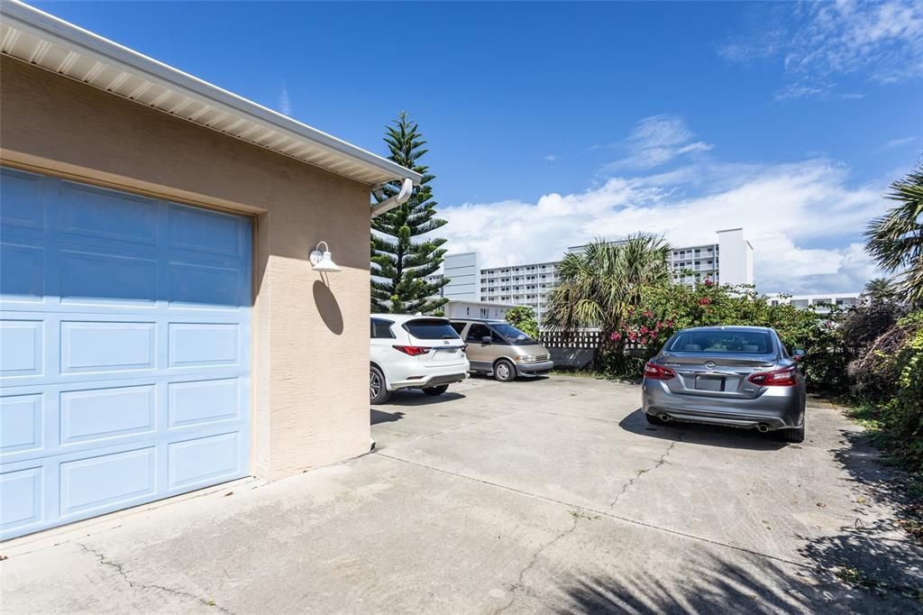 Garage with Additional Parking