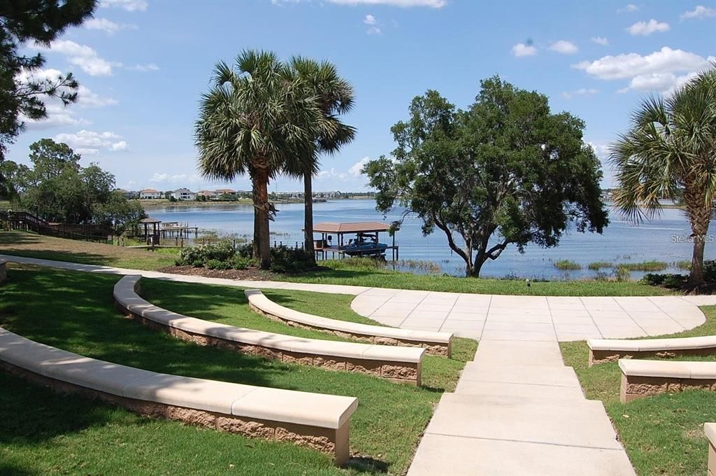 Lake front walking trails