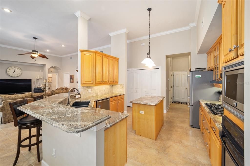 Beautiful Granite countertops and Stainless steel appliances