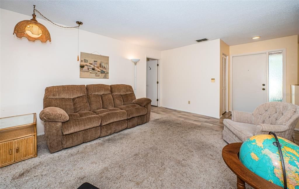 Living room looking towards front door