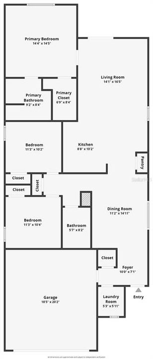 На продажу: $369,000 (3 спален, 2 ванн, 1516 Квадратных фут)