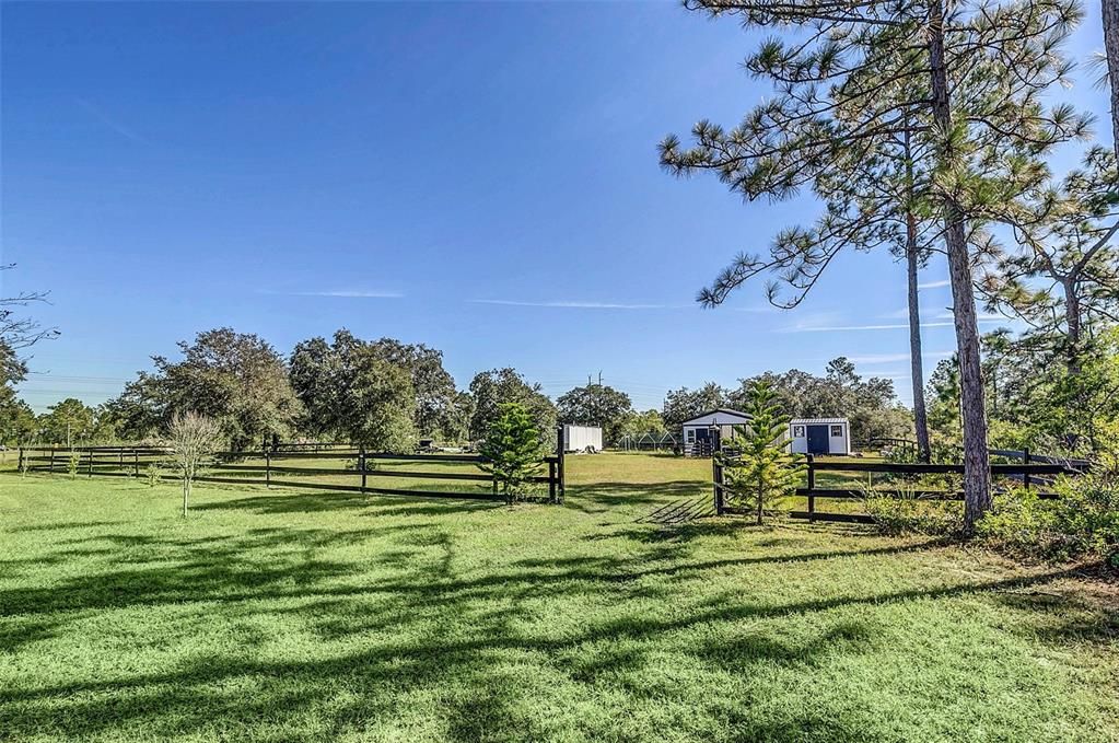 Separately Fenced Pasture Area