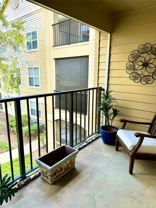 Enjoy private and spacious screened-in balcony