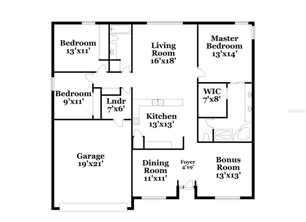 For Rent: $1,870 (3 beds, 2 baths, 1825 Square Feet)