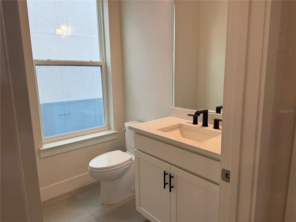 POWDER ROOM ON LIVING LEVEL