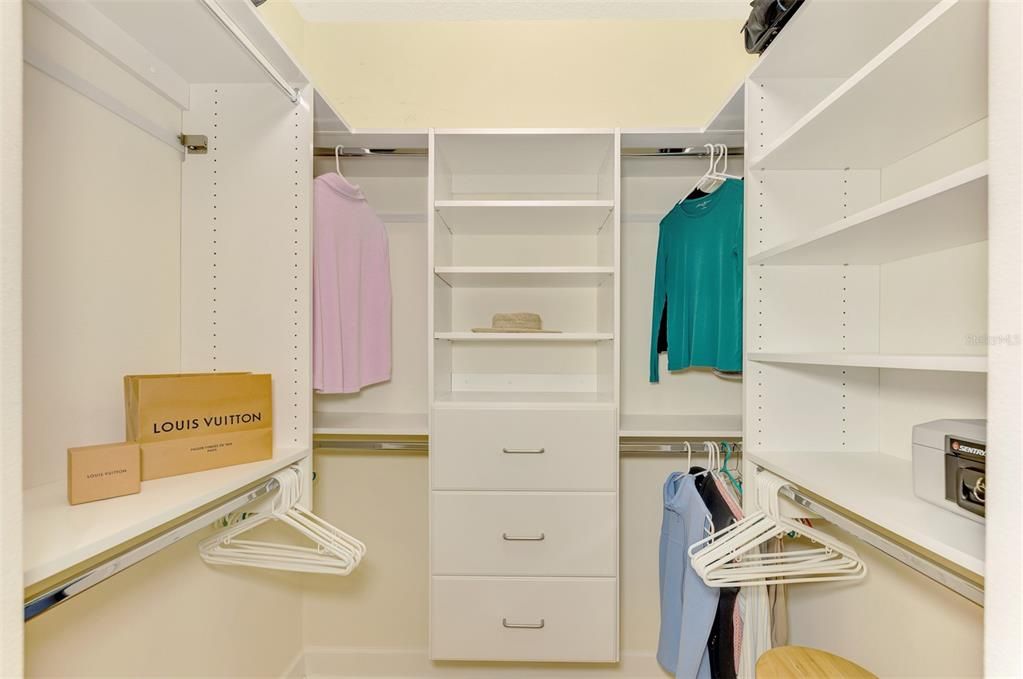 Built IN-  2 separate closets in Primary Suite