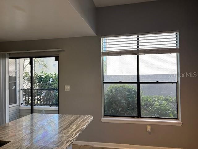 Kitchen leading to Exit Garden/Sitting Area