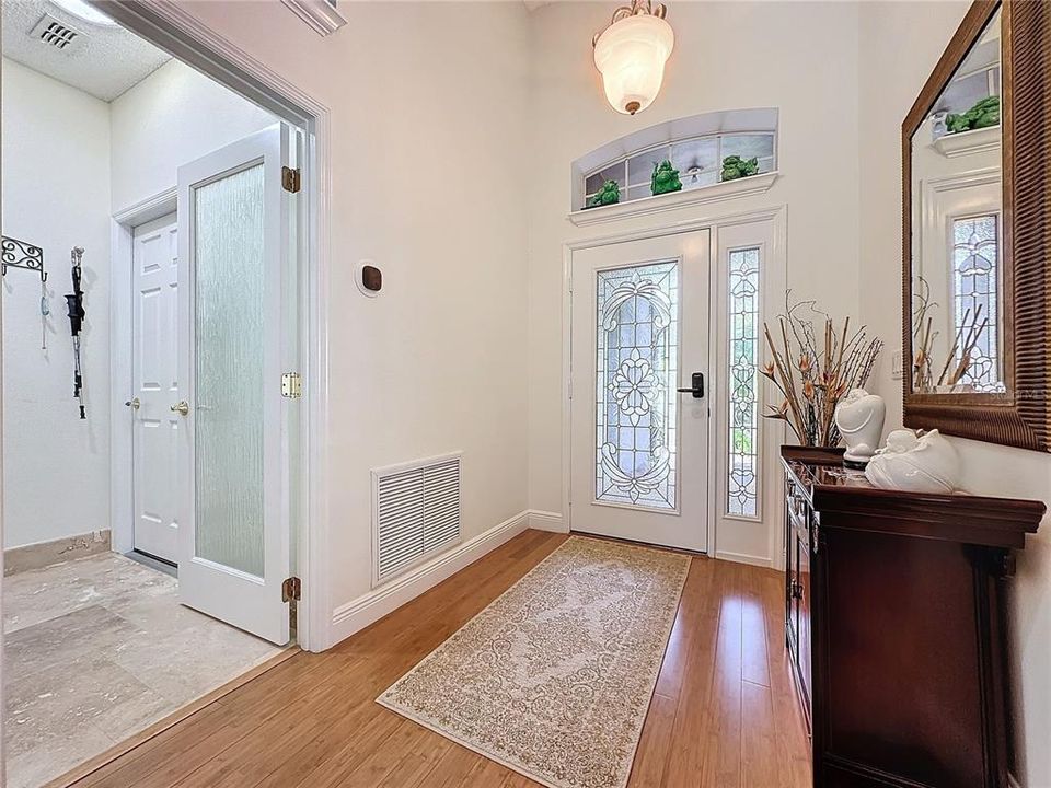 foyer and laundry room entry