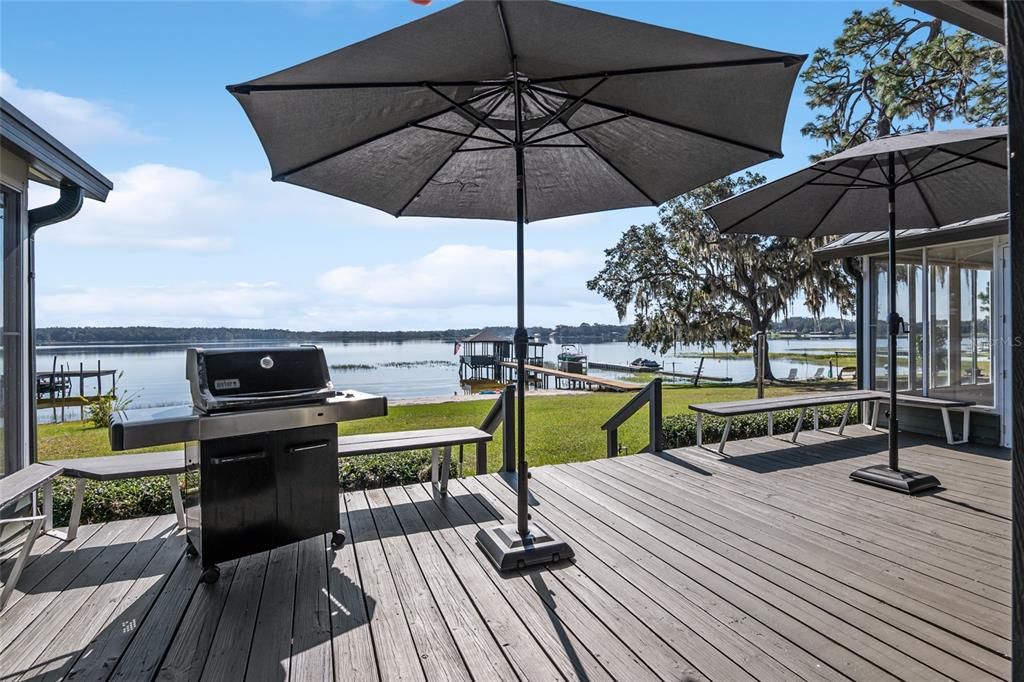 Expansive Deck For Grilling, Entertaining or Enjoying Views