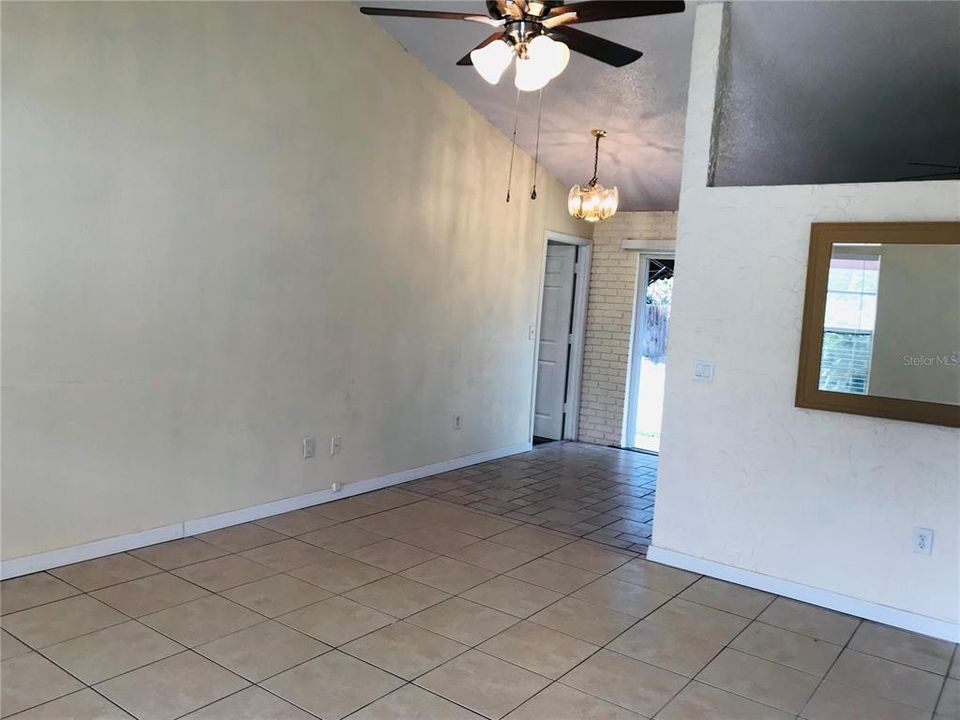 Living Room To the Dining Area