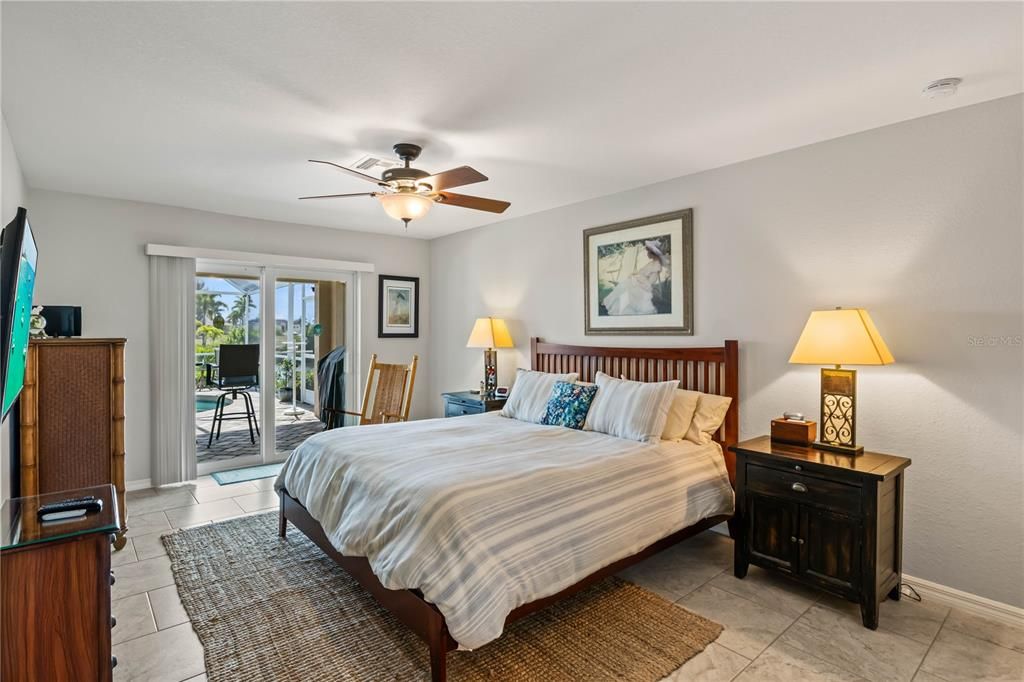 Guest Bedroom right off the pool.