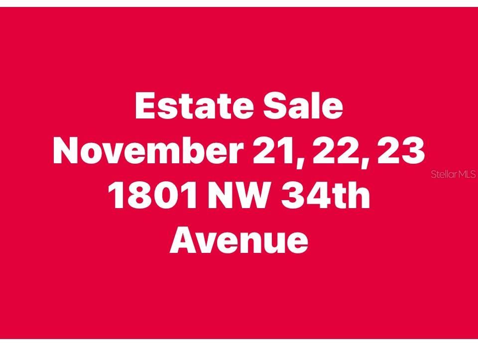 Estate Sale