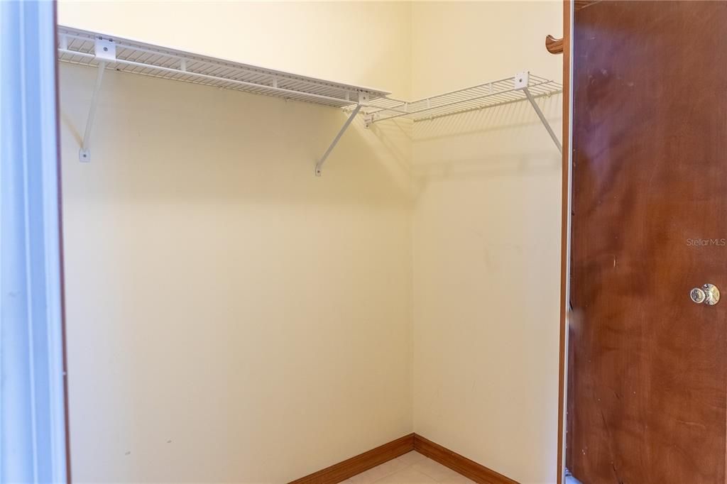 Primary bedroom closet