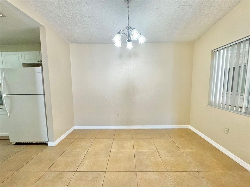 Dining area off kitchen