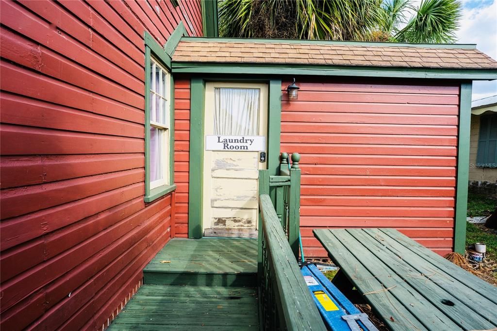 Laundry Room attached to Building Three