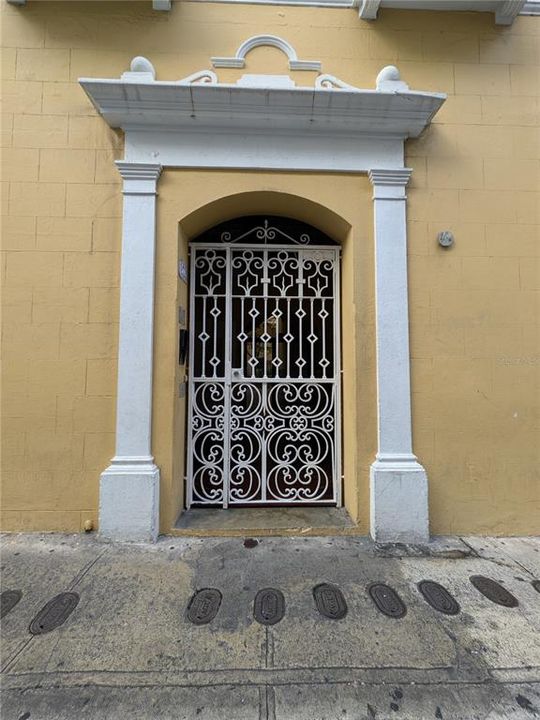 condo entrance gate