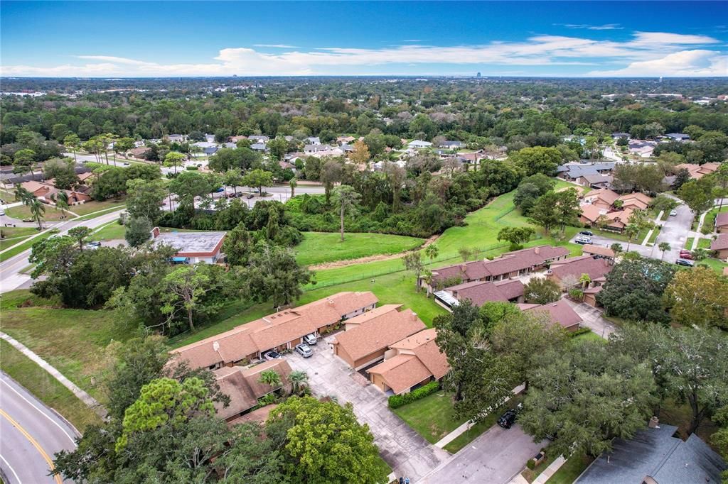 Community aerial view.