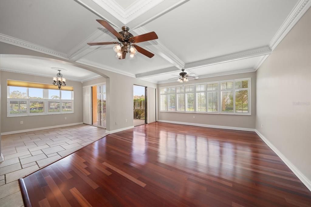 Living Room & Leisure Room view