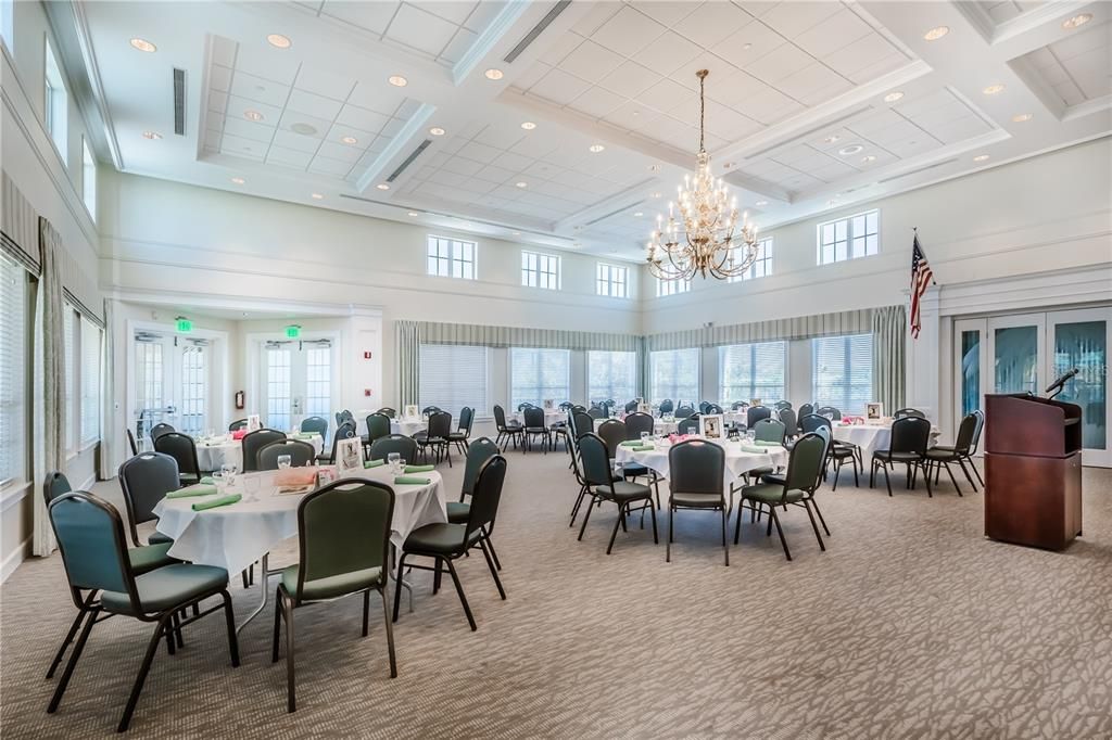 Dining Room at the Clubhouse