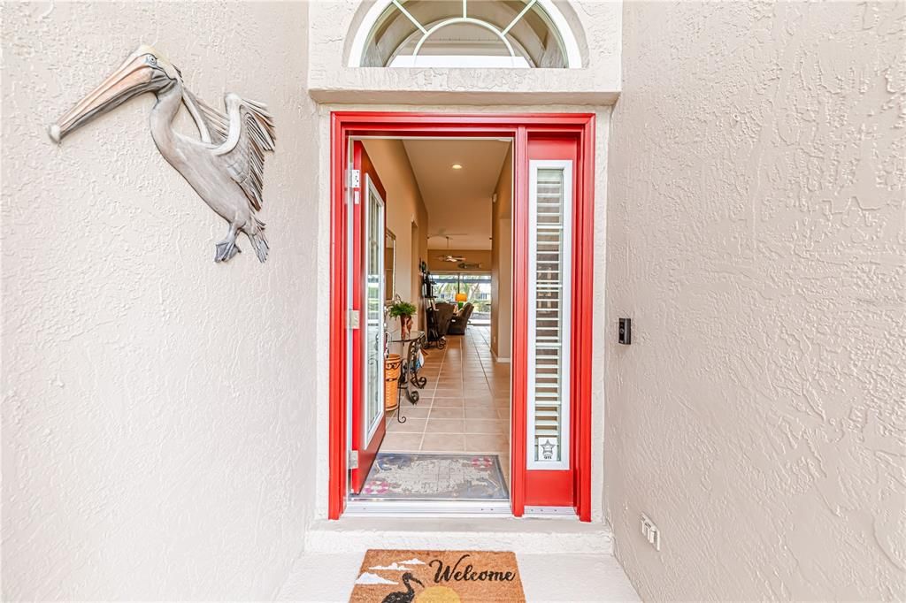 New Hurricane Front Door, Sidelight and Arch Window