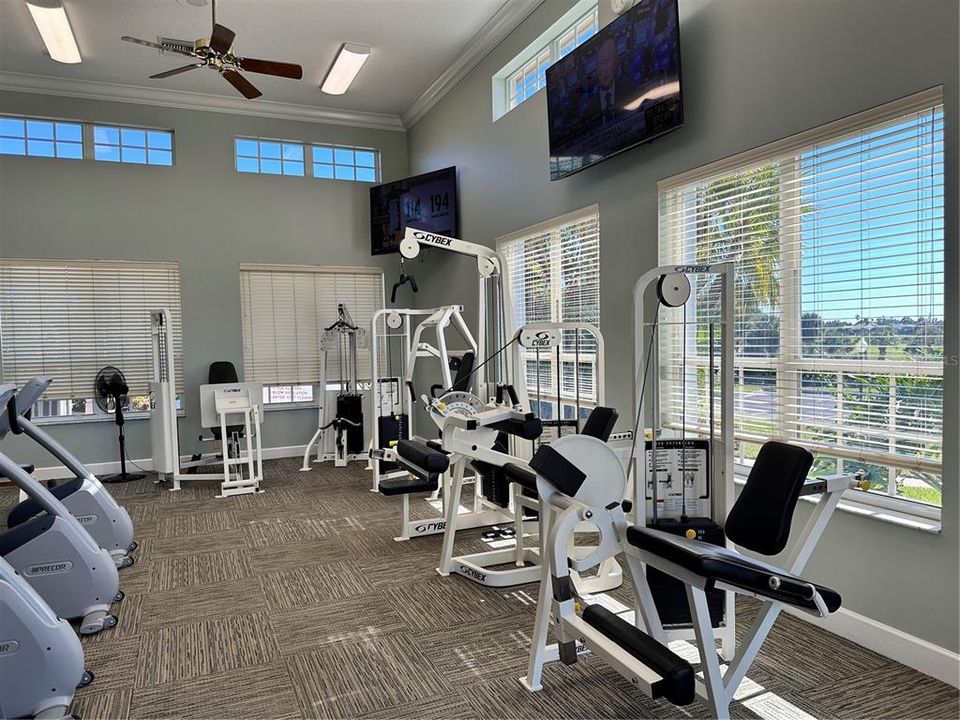 The Exercise Room at the Clubhouse