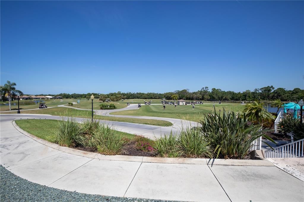 Driving Range in the distance