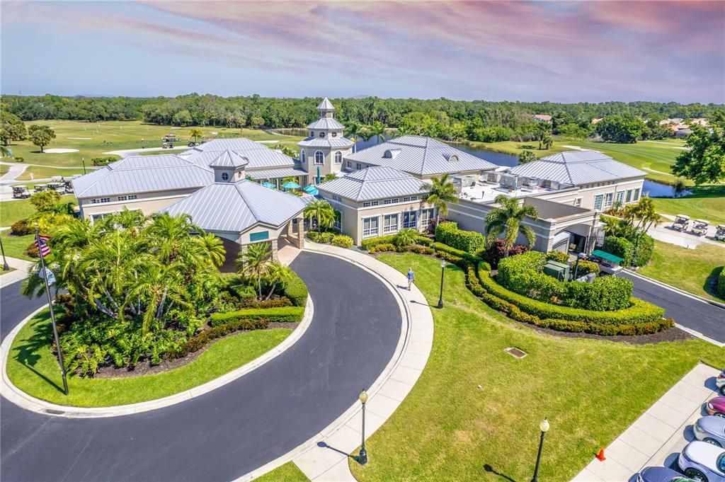 Main Entrance to the Clubhouse