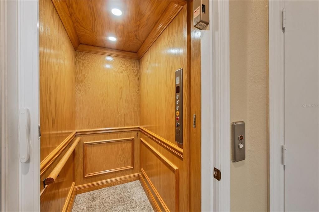 Your own private elevator awaits