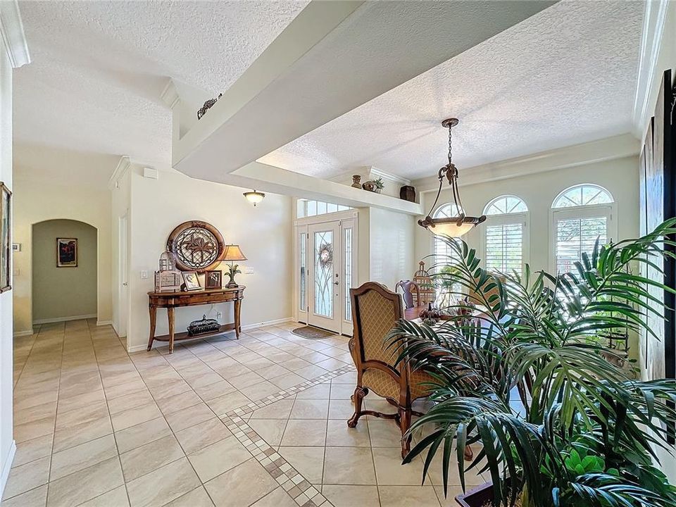 Ceramic Tile flooring throughout all main areas of home