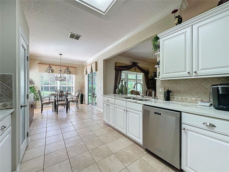 View to breakfast nook