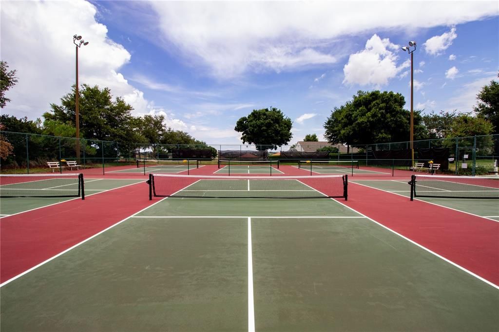 tennis courts