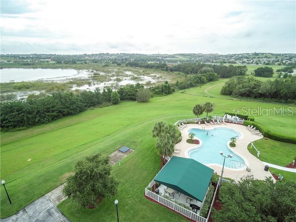 View of Lake Felter & relaxing pool