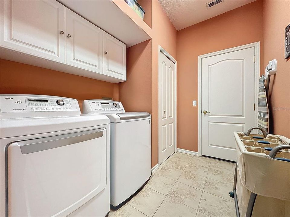 Laundry room and washer & dryer remain