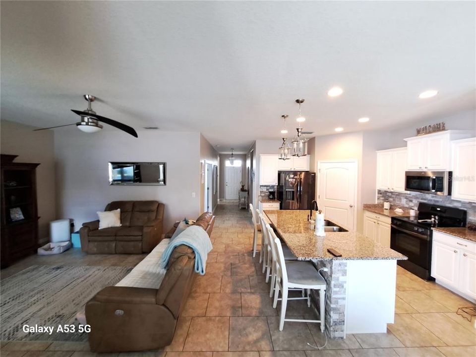 Kitchen and Living Room