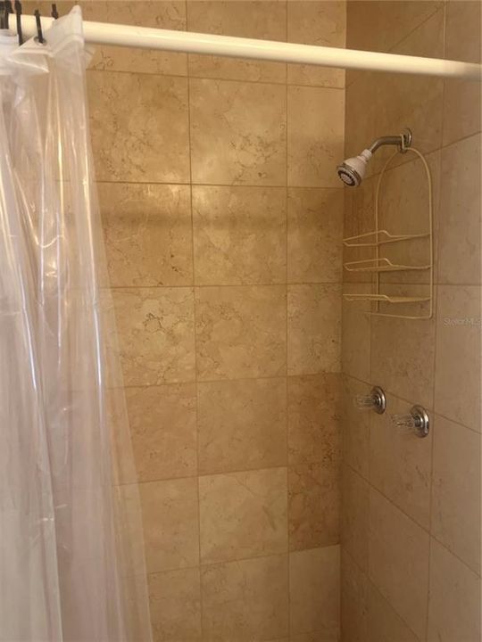 Tiled shower