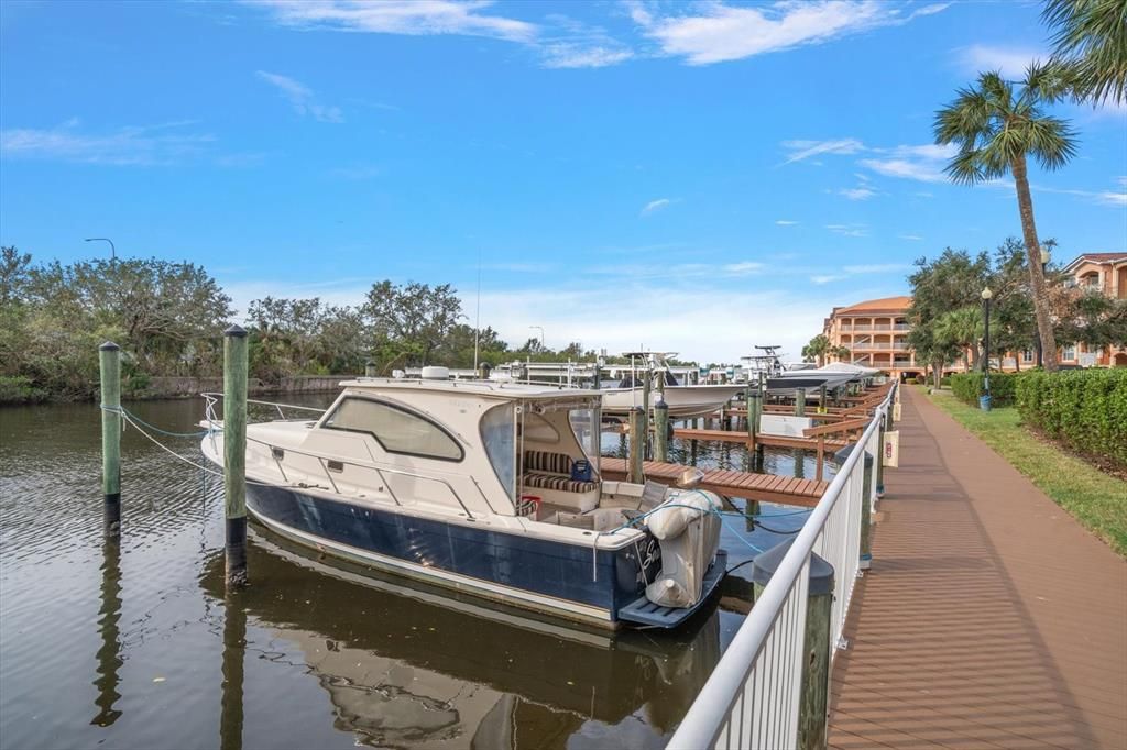 Boat dock area!