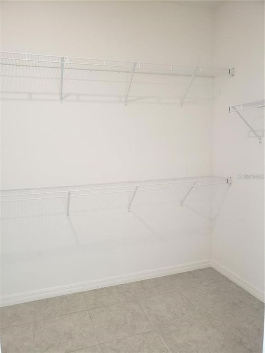 Walk-in Closet in Master Bathroom