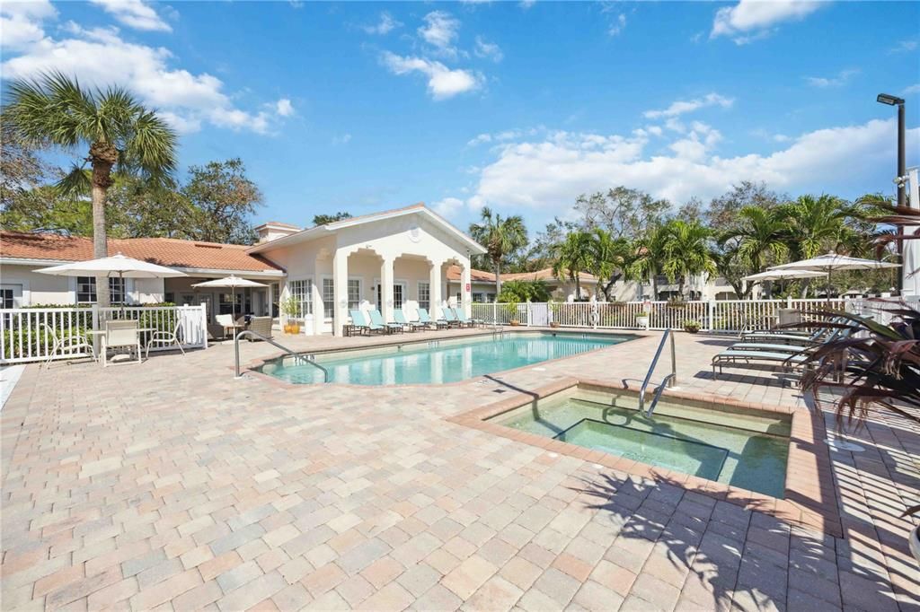 Hot tub and pool