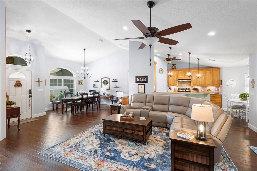 Plenty of Recessed Lighting Throughout This Home.