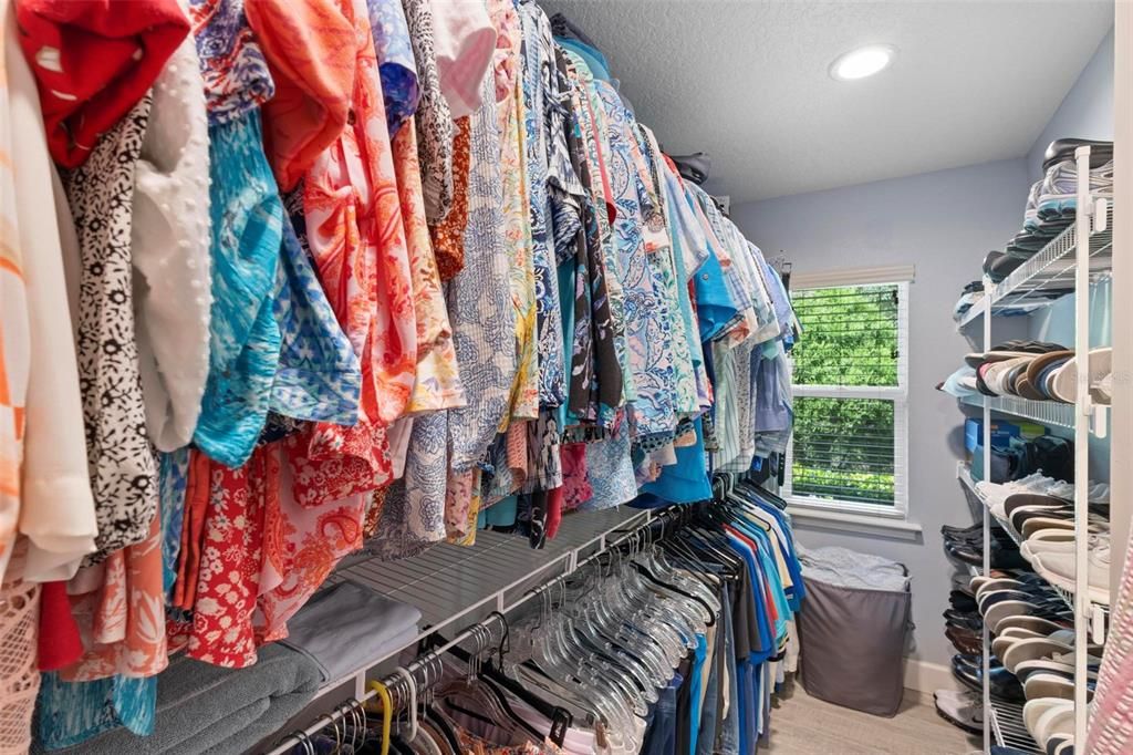 Spacious Walk-in Closet for Primary Suite.