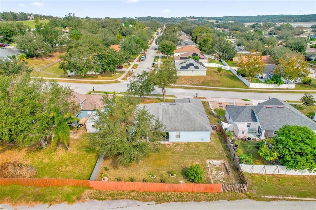 Aerial Back View of the Property