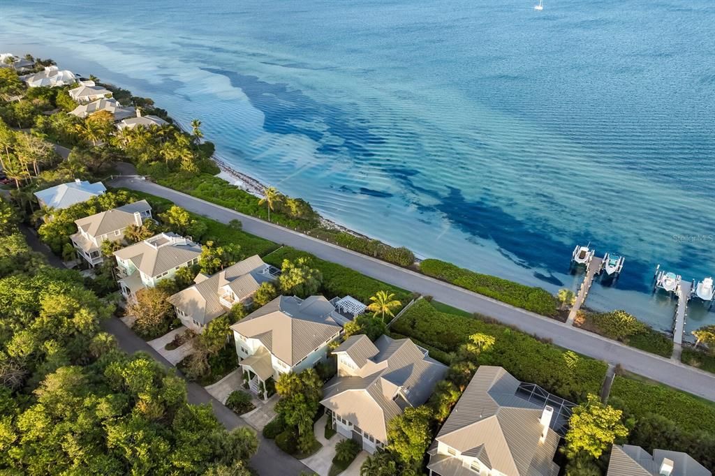 Aerial view of 521 Buttonwood pre-storm